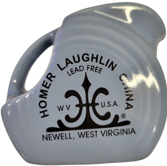 Fiesta Genuine Periwinkle Mini Pitcher Misspelled - Picture 2 of 4